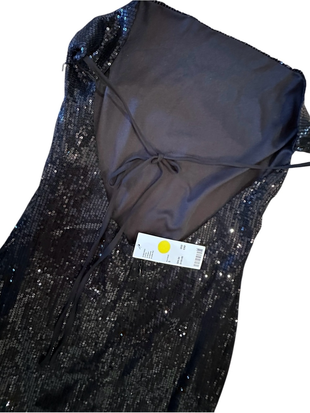 Urban Outfitters UO Lioness Eastside Strapless Sequin Stretch Mini Dress Medium - Picture 5 of 11